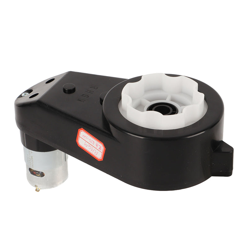 Black 12V Children's Electric Motorcycle Car with 12000RPM Motor and Gearbox Magic Cars 3