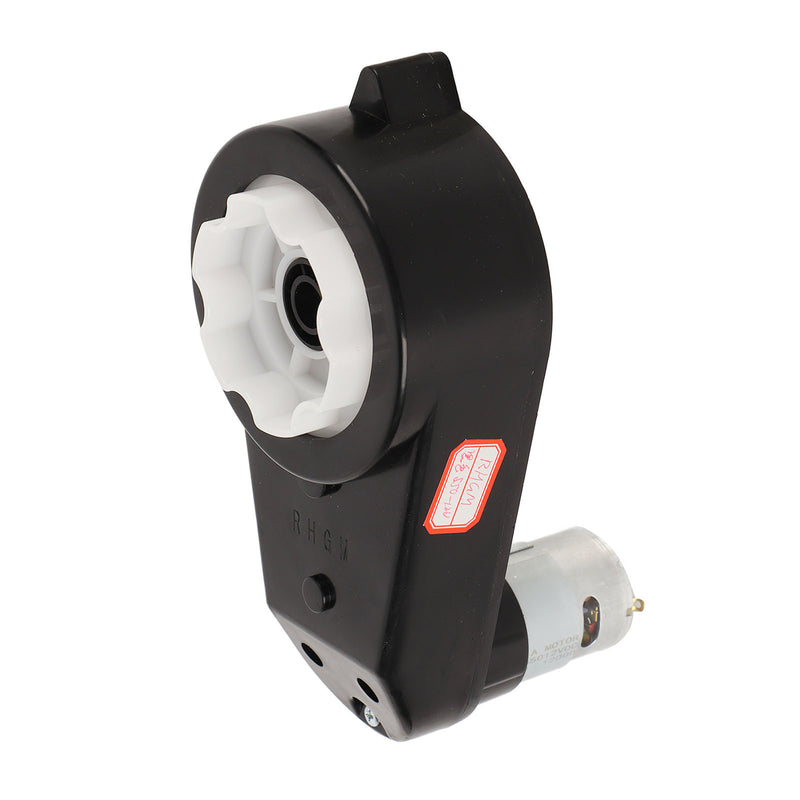 Black 12V Electric Children's Motorcycle Toy with 12000RPM Motor and Gear Box Magic Cars 11