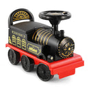 6V Electric Ride-On Train for Kids Ages 1-3 with Storage and Lights, Black/Blue Magic Cars 10