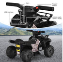 Black Camo Toddler Electric Quad 6V for Kids up to 44lbs with 8-12 Hours Playtime Magic Cars 1