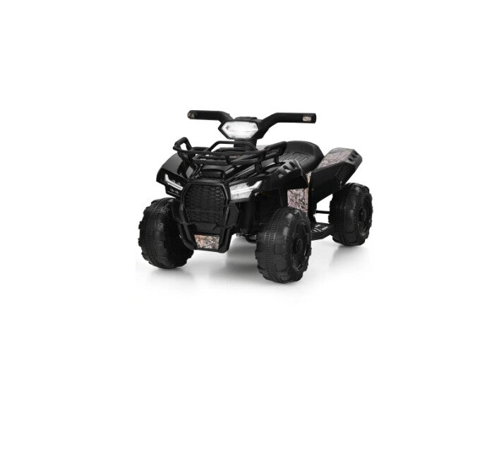 Black Camo Toddler Electric Quad 6V for Kids up to 44lbs with 8-12 Hours Playtime Magic Cars 3