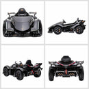 12V Black Lamborghini-Style Battery-Powered Kids Ride-On Sports Car with Remote Magic Cars 7