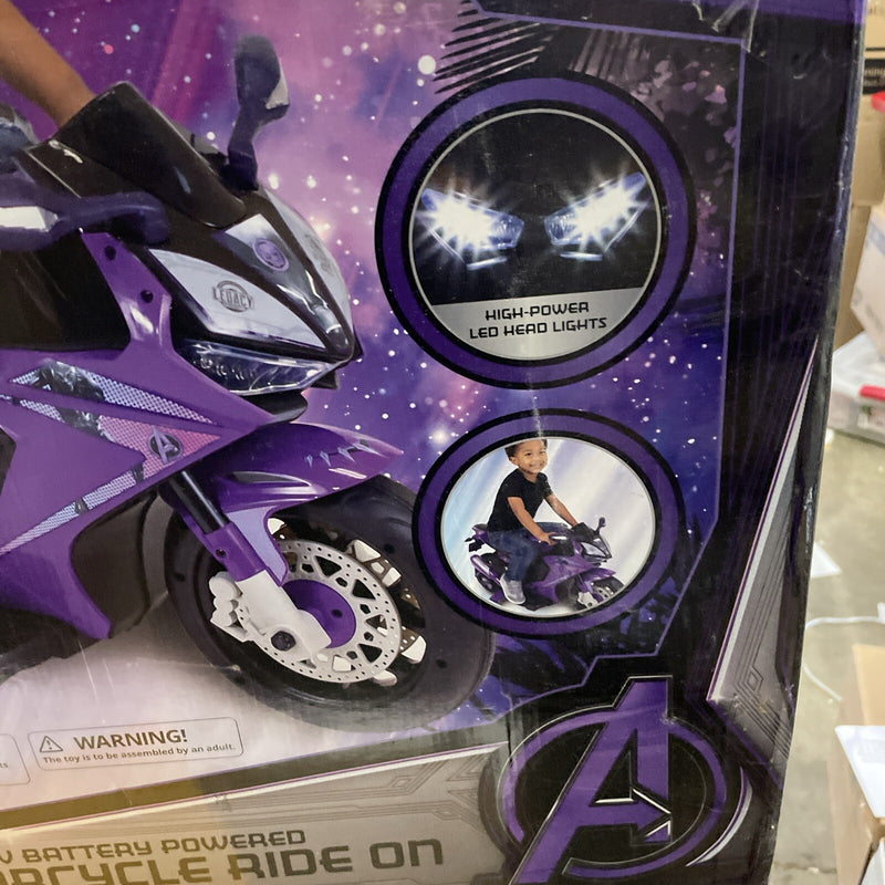 Black Panther 6V Battery-Powered Ride-On Motorcycle Marvel Legacy Collection New Magic Cars 3