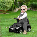 Black Push-Powered Ride-On Car for Kids with Horn, Music, and Headlights Magic Cars 1
