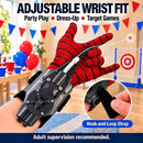 Black Spider Web Shooter for Kids - USB Rechargeable Wrist Launcher with Automatic Reel Magic Cars Variant 0