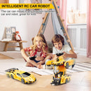 Transforming RC Car Toy - Remote Control Vehicle with Flashing Lights Magic Cars 1
