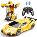Transforming RC Car Toy - Remote Control Vehicle with Flashing Lights Magic Cars Variant 0
