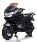 12V Black Ride-On Motorcycle with Front and Rear Lights, Music, and Two-Seat Design Magic Cars 1