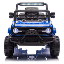12V Blue Kids 6-Wheel Electric Ride-On Jeep Truck with Remote, LED Lights, and Bluetooth Magic Cars 11