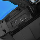 Blue 12V Kids Electric Ride-On Off-Road UTV Vehicle with Music, LED Lights, and Remote Control Magic Cars 12