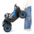 Blue 12V Kids Electric Ride-On Off-Road UTV Vehicle with Music, LED Lights, and Remote Control Magic Cars 17