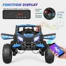 Blue 12V Kids Electric Ride-On Off-Road UTV Vehicle with Music, LED Lights, and Remote Control Magic Cars 2