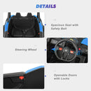 Blue 12V Kids Electric Ride-On Off-Road UTV Vehicle with Music, LED Lights, and Remote Control Magic Cars 7