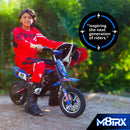 Blue 24V Electric Ride-On Dirt Bike Toy Motorcycle for Kids and Teens M8TRX Magic Cars 3