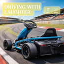 Blue 24V Fast Electric Drift Go Kart for Ages 8-12 Magic Cars 4