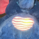 Light-Up Striped Heart Belly Blue Plush Elephant Toy Magic Cars 1