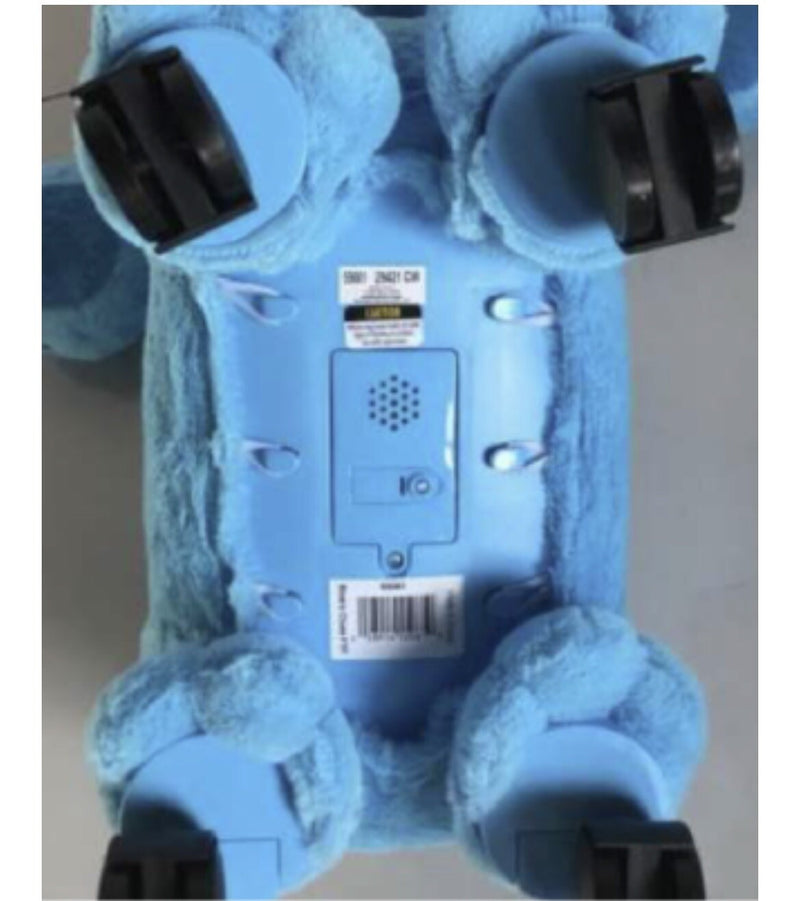 Interactive Deluxe Ride-On Toy with Music and Foot-to-Floor Movement Magic Cars 2