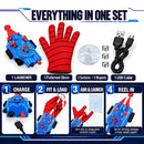 Spider Web Shooter Toy for Kids - USB Rechargeable Wrist Launcher with Auto Reel Magic Cars 5