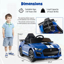 12V Powered Ride-On Ford Mustang Shelby Toy Car for Kids