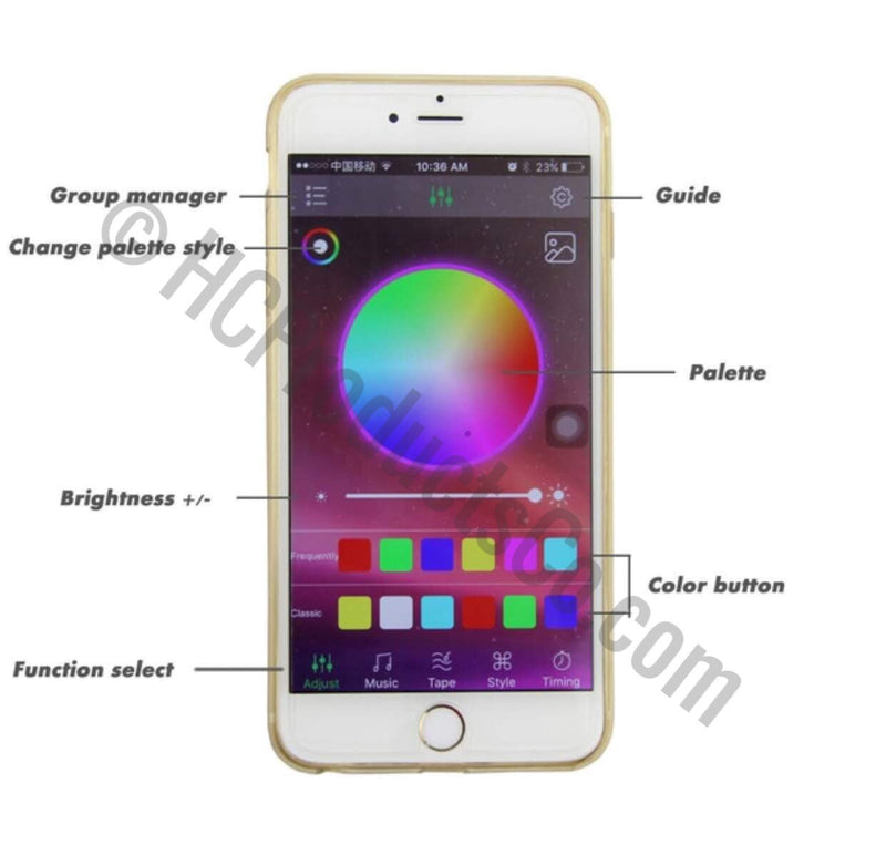 14-Inch Bluetooth Remote LED Light Kit for Kids Electric Cars Magic Cars 1