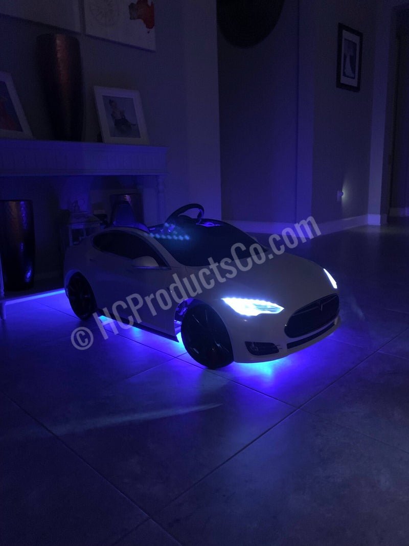 Bluetooth Controlled 20-Inch LED Light Kit for Kids' Electric Cars Magic Cars 4