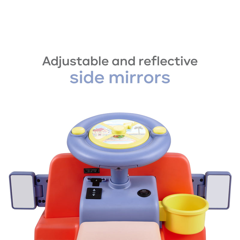 6V Battery-Powered Ride-On Car with Sounds for Kids Ages 2 and Up Magic Cars 5