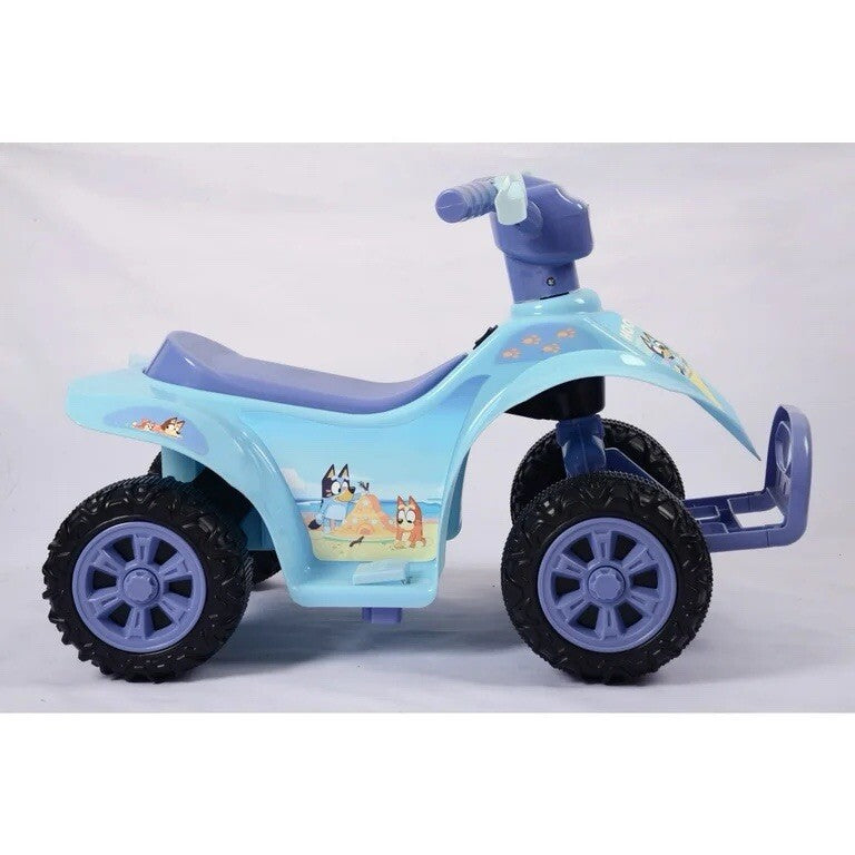 6V Bluey Kids ATV Quad Ride-On Toy with Rechargeable Battery, Powerful and Safe Design Magic Cars 6