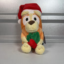 Bluey Bingo Santa Hat Plush Toy for Holiday Fun Magic Cars Variant 0