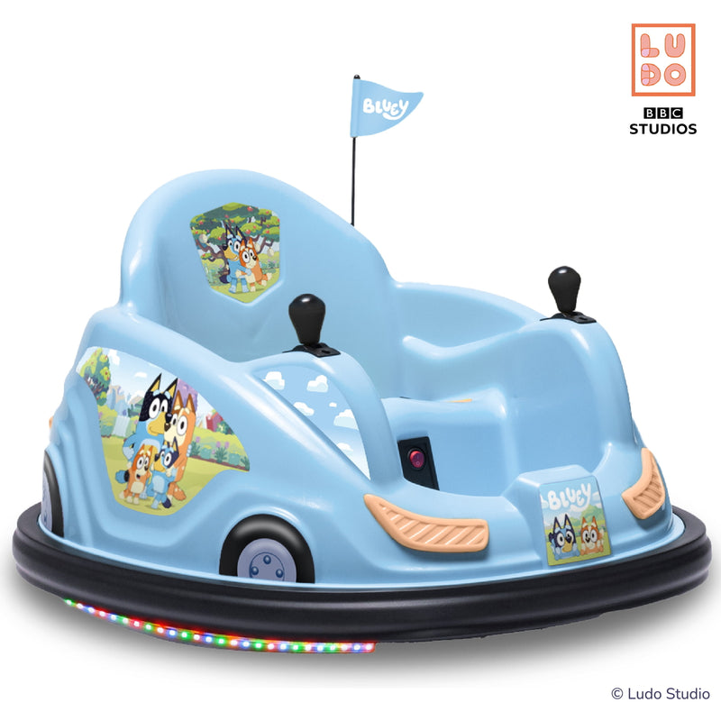 6V Bluey Bumper Car Ride-On Toy for Children, 1 Count Magic Cars 1