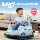 6V Bluey Bumper Car Ride-On Toy for Children, 1 Count Magic Cars 2