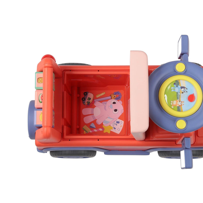 Bluey Interactive Foot-to-Floor Push Ride-On Car for Toddlers Ages 1–3 Magic Cars 4
