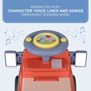 Bluey Interactive Push Car for Kids, Foot-to-Floor Design Magic Cars 3
