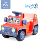 Bluey - Kids' Ride-On Toy with LED Lights, Sound Effects, and Horn Magic Cars 1