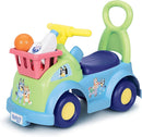 Bluey Sound-Interactive Ride-On Shopping Cart for Engaging Toddler Play Magic Cars 2