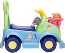 Bluey Sound-Interactive Ride-On Shopping Cart for Engaging Toddler Play Magic Cars 4