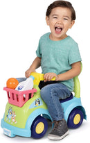 Bluey Sound-Interactive Ride-On Shopping Cart for Engaging Toddler Play Magic Cars 6
