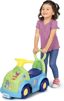Bluey Sound-Interactive Ride-On Shopping Cart for Engaging Toddler Play Magic Cars 8