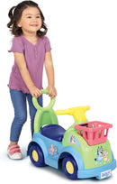Bluey Sound-Interactive Ride-On Shopping Cart for Engaging Toddler Play Magic Cars 9