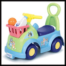 Bluey Sound-Interactive Ride-On Shopping Cart for Engaging Toddler Play Magic Cars Variant 0