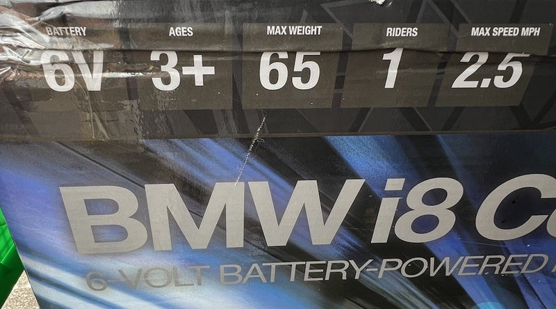 Battery-Powered BMW i8 Coupe Ride-On Car New Condition Magic Cars 3