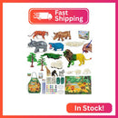 Kids' Animal Painting Craft Kit with 16 Figurines Magic Cars Variant 0