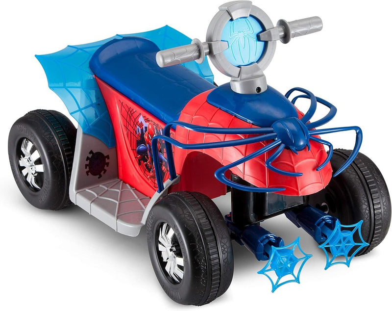Spider-Man Toddler Quad Ride-On with Rechargeable Battery for Ages 18-30 Months Magic Cars 11