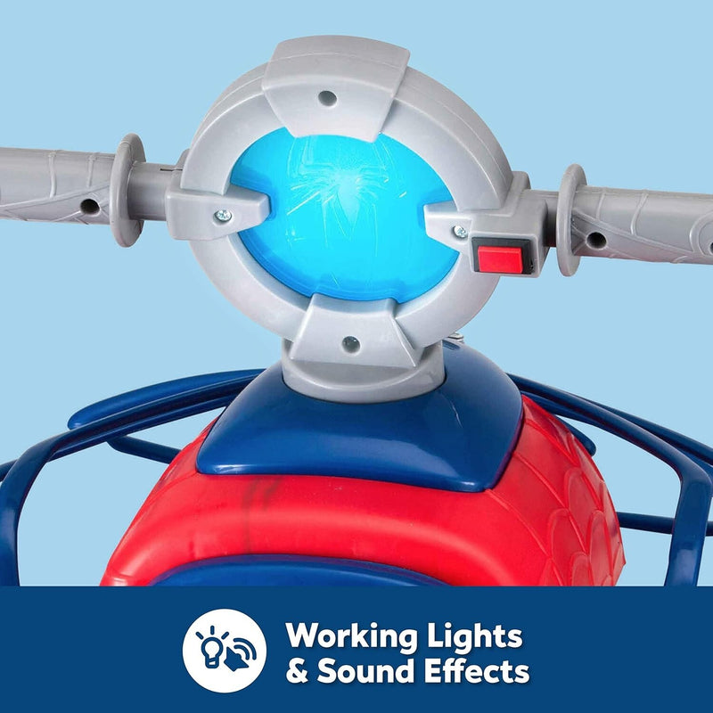 Spider-Man Toddler Quad Ride-On with Rechargeable Battery for Ages 18-30 Months Magic Cars 7