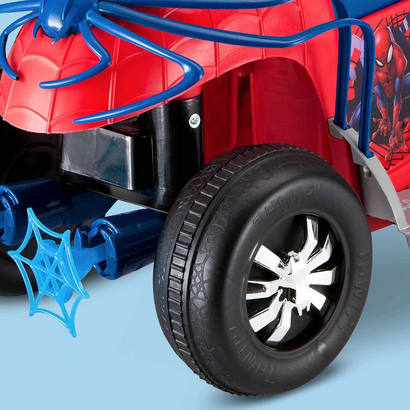 Spider-Man Toddler Quad Ride-On with Rechargeable Battery for Ages 18-30 Months Magic Cars 9