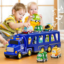 16.9-Inch Transport City Truck Toy for Toddler Boys and Kids Magic Cars 5
