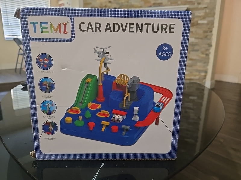 Kids Car Race Track Playset for Ages 3 and Up - Adventure City Racing Magic Cars 0