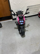 Ride-On Motorcycle with Training Wheels and Built-in Music System Magic Cars 1