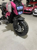 Ride-On Motorcycle with Training Wheels and Built-in Music System Magic Cars 2