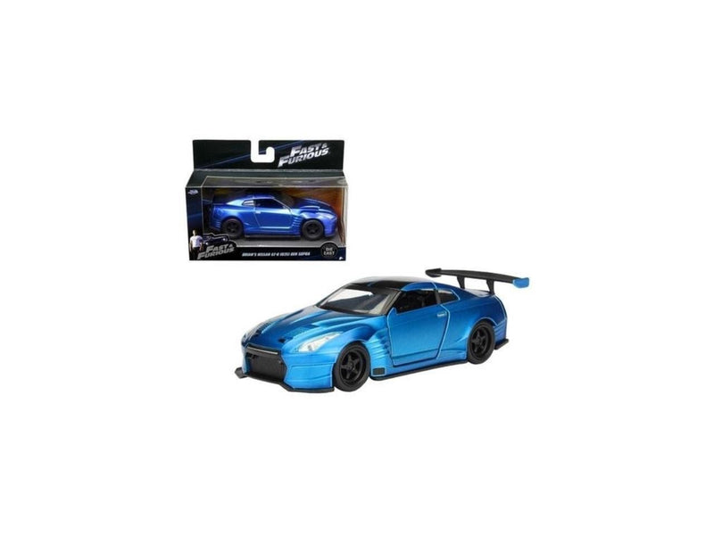 2009 Nissan GTR R35 Blue Diecast Model 1/32 Scale Fast & Furious Movie Replica Magic Cars 2