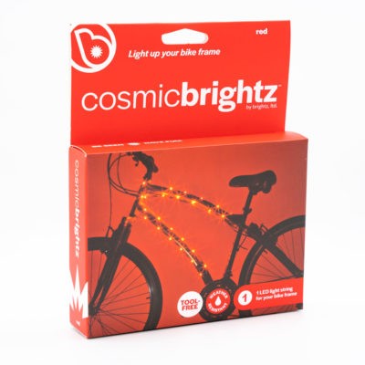 CosmicBrightz Red Battery-Powered LED Lights for Bikes and Ride-Ons Magic Cars Variant 0